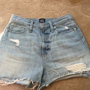 High rise denim shorts! BDG urban outfitters